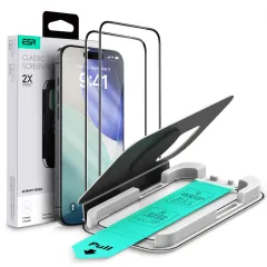Apple iPhone 17 apsauginis stiklas  ESR ULTRAFIT TEMPERED GLASS 2-PACK