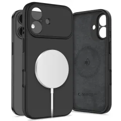 Apple iPhone 17 чехол черный TECH-PROTECT SILICONE MAGSAFE