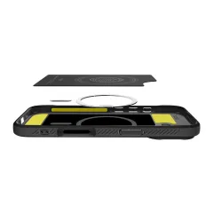 Apple iPhone 17 чехол черный SPIGEN RUGGED ARMOR MAG MAGSAFE