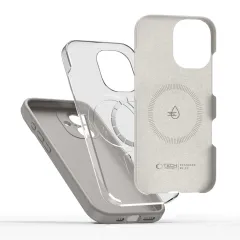 Apple iPhone 17 skal grå TECH-PROTECT SILICONE MAGSAFE