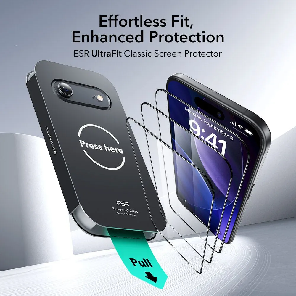 Apple iPhone 17 Air kaitseklaas  ESR ULTRAFIT TEMPERED GLASS 2-PACK
