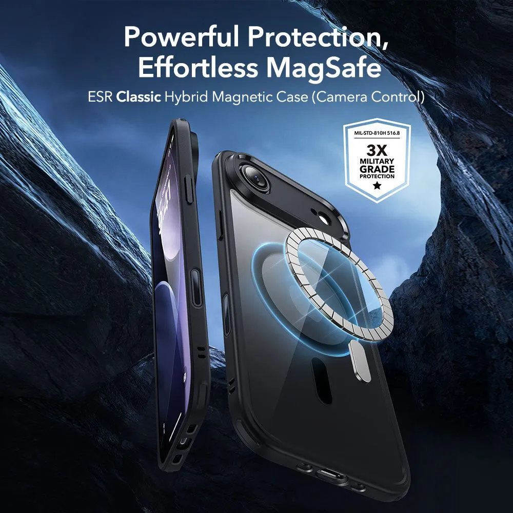 Apple iPhone 17 Air dėklas  ESR CLASSIC HYBRID MAGSAFE & TEMPERED GLASS