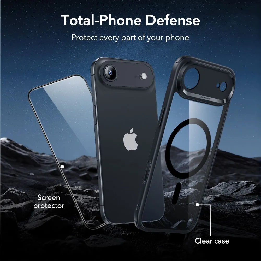 Apple iPhone 17 Air dėklas  ESR CLASSIC HYBRID MAGSAFE & TEMPERED GLASS