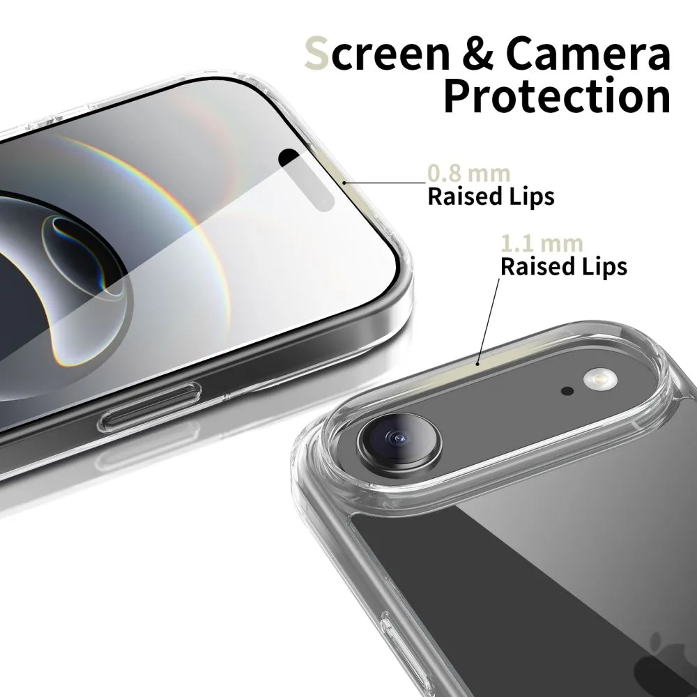 Apple iPhone 17 Air ümbris läbipaistev TECH-PROTECT FLEXAIR HYBRID