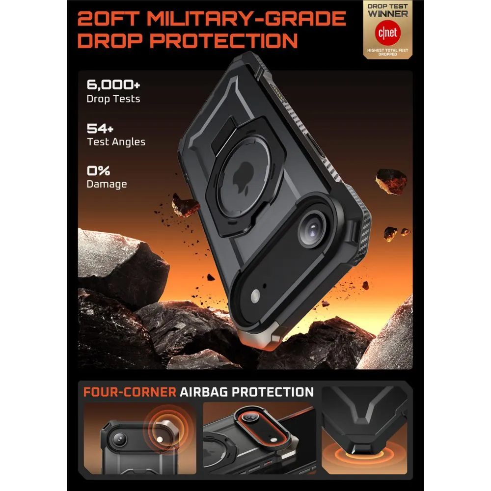 Apple iPhone 17 Air чехол черный SUPCASE UB GRIP MAG MAGSAFE