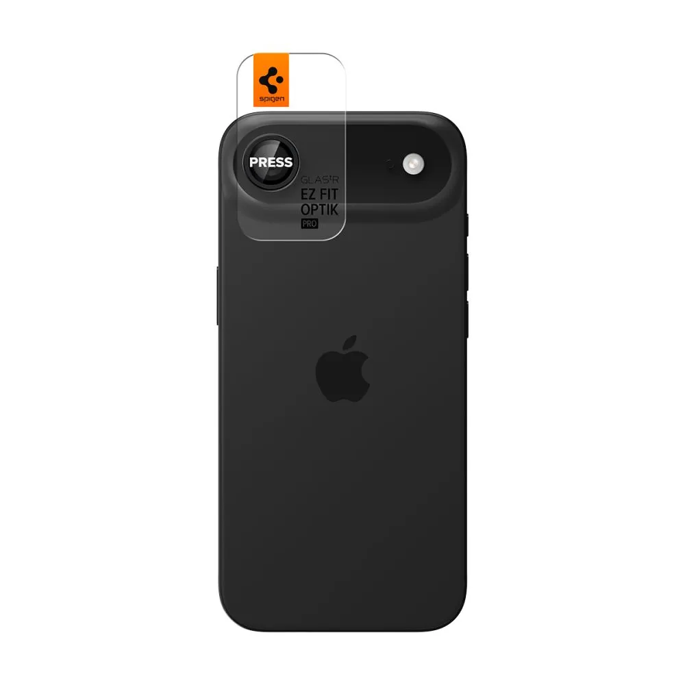 Apple iPhone 17 Air защитное стекло черный SPIGEN OPTIK PRO GLAS.TR ”EZ FIT” CAMERA PROTECTOR 2-PACK