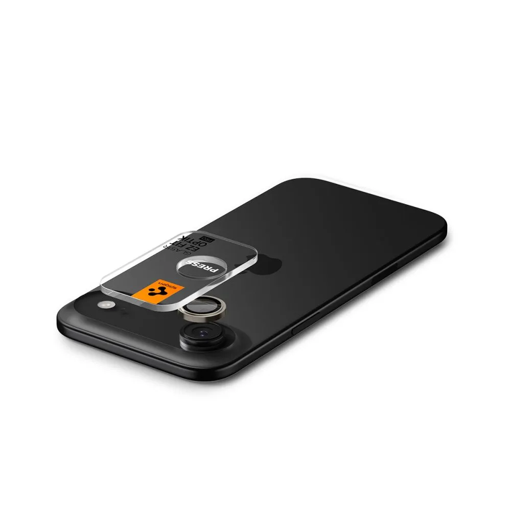 Apple iPhone 17 Air защитное стекло черный SPIGEN OPTIK PRO GLAS.TR ”EZ FIT” CAMERA PROTECTOR 2-PACK