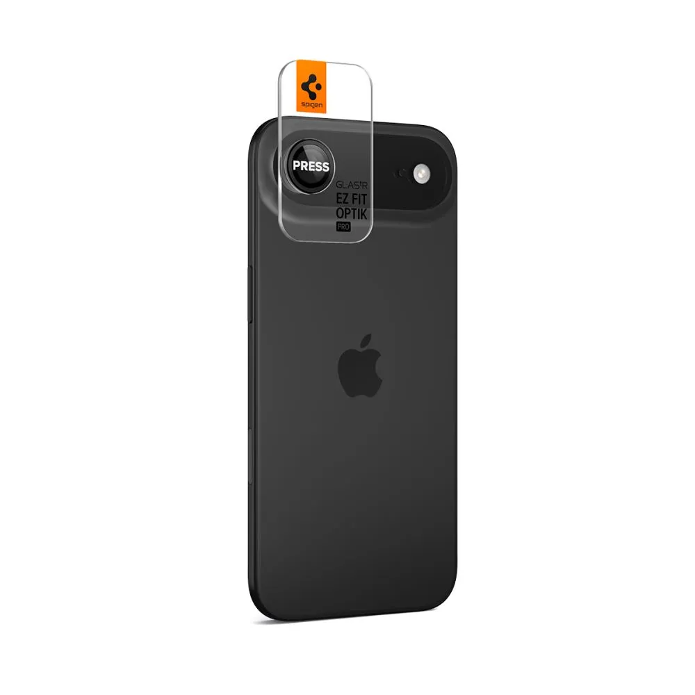 Apple iPhone 17 Air защитное стекло черный SPIGEN OPTIK PRO GLAS.TR ”EZ FIT” CAMERA PROTECTOR 2-PACK