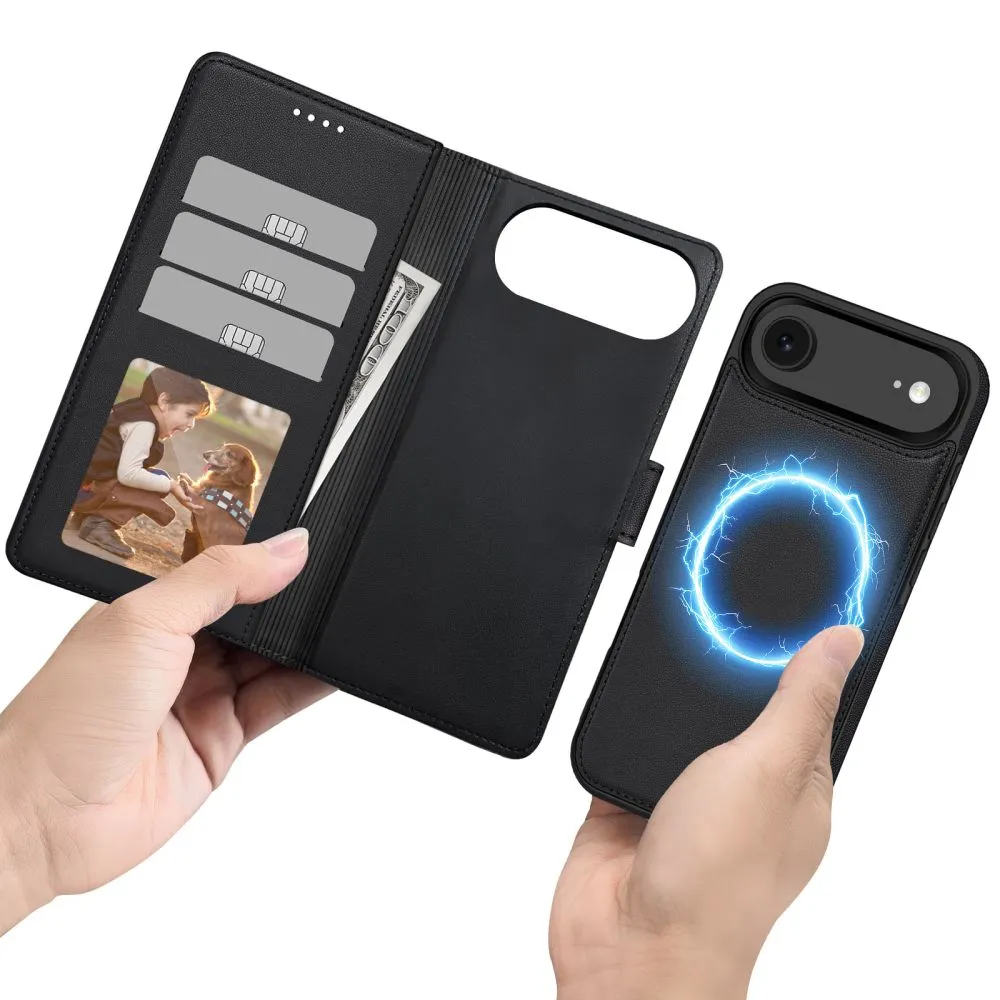 Apple iPhone 17 Air kaaned must TECH-PROTECT WALLET MAGSAFE