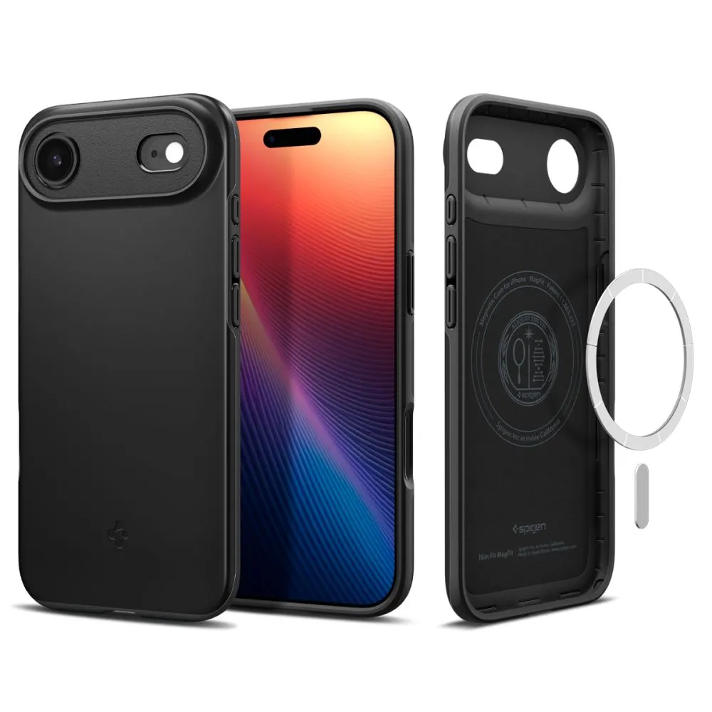Apple iPhone 17 Air чехол черный SPIGEN THIN FIT MAG MAGSAFE