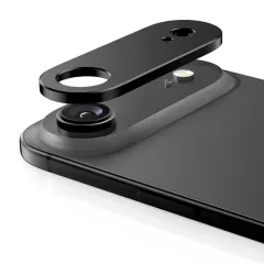 Apple iPhone 17 Air Tempered glass black TECH-PROTECT CAMALLOY FIT+