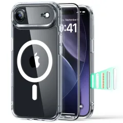 Apple iPhone 17 Air suojakuori läpinäkyvä ESR CLASSIC HYBRID MAGSAFE & TEMPERED GLASS