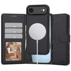 Apple iPhone 17 Air dėklas Juoda TECH-PROTECT WALLET MAGSAFE