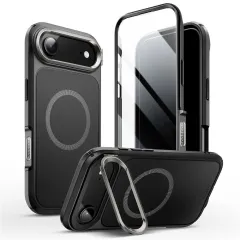 Apple iPhone 17 Air ümbris must SUPCASE IBLSN ARES FLIP MAG MAGSAFE