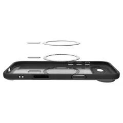 Apple iPhone 17 Air vāciņš melns SPIGEN ULTRA HYBRID MAG MAGSAFE