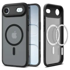 Apple iPhone 17 Air vāciņš melns SPIGEN ULTRA HYBRID MAG MAGSAFE