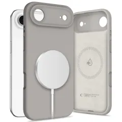 Apple iPhone 17 Air dėklas pilkas TECH-PROTECT SILICONE MAGSAFE