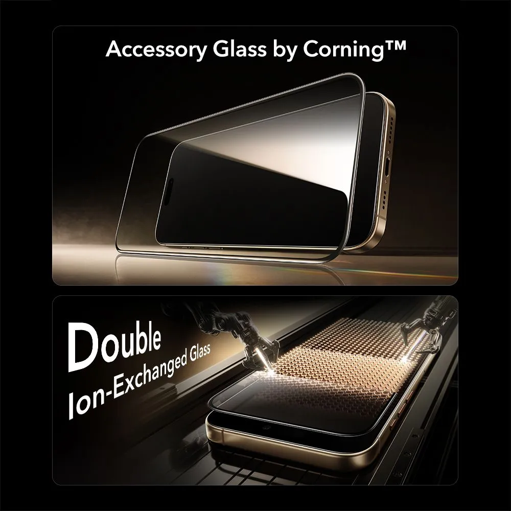 Apple iPhone 17 Pro apsauginis stiklas  ESR ULTRAFIT ARMORITE PRO TEMPERED GLASS