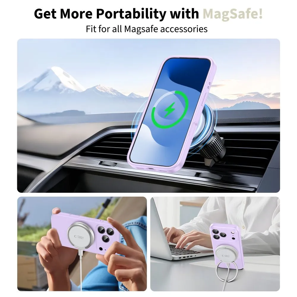 Apple iPhone 17 Pro vāciņš  TECH-PROTECT SILICONE MAGSAFE