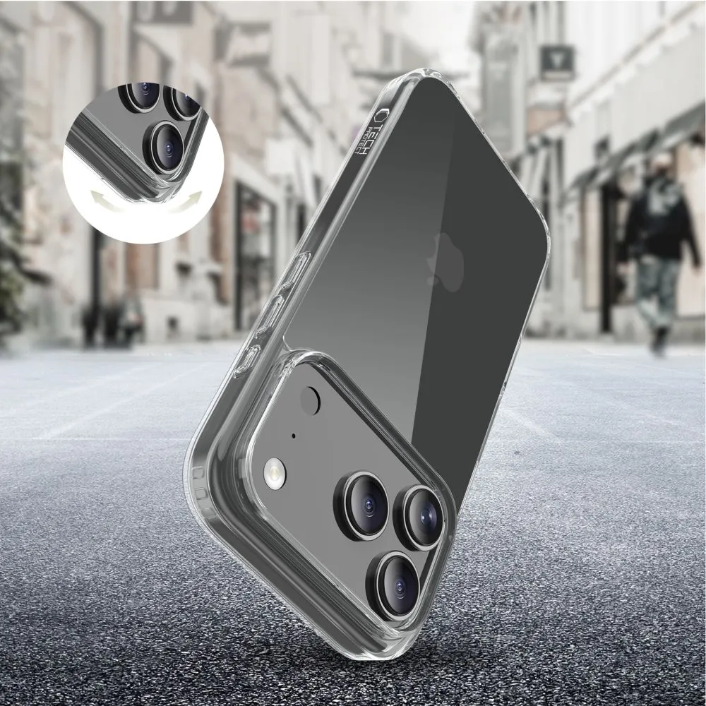 Apple iPhone 17 Pro ümbris läbipaistev TECH-PROTECT FLEXAIR HYBRID