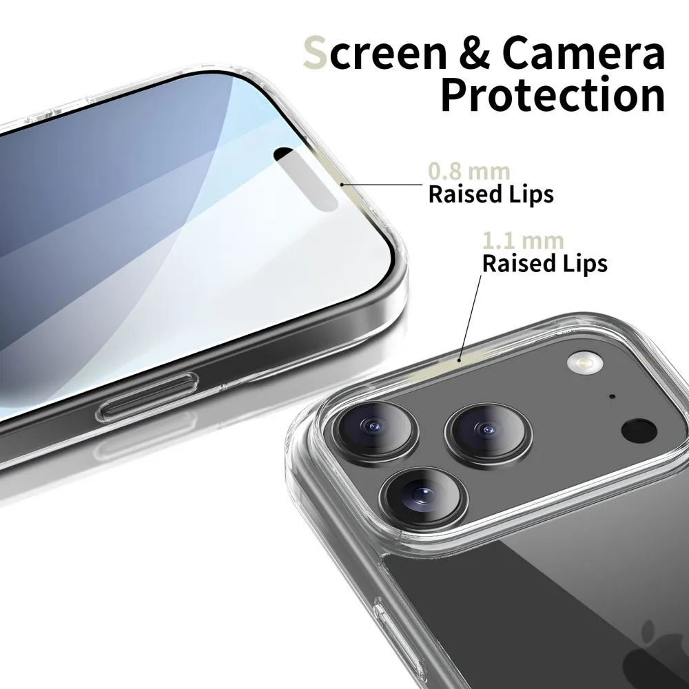 Apple iPhone 17 Pro ümbris läbipaistev TECH-PROTECT FLEXAIR HYBRID