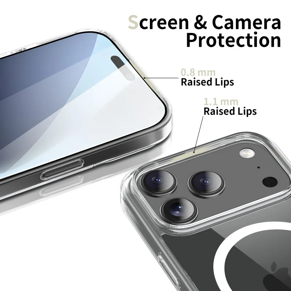 Apple iPhone 17 Pro ümbris läbipaistev TECH-PROTECT FLEXAIR HYBRID MAGSAFE