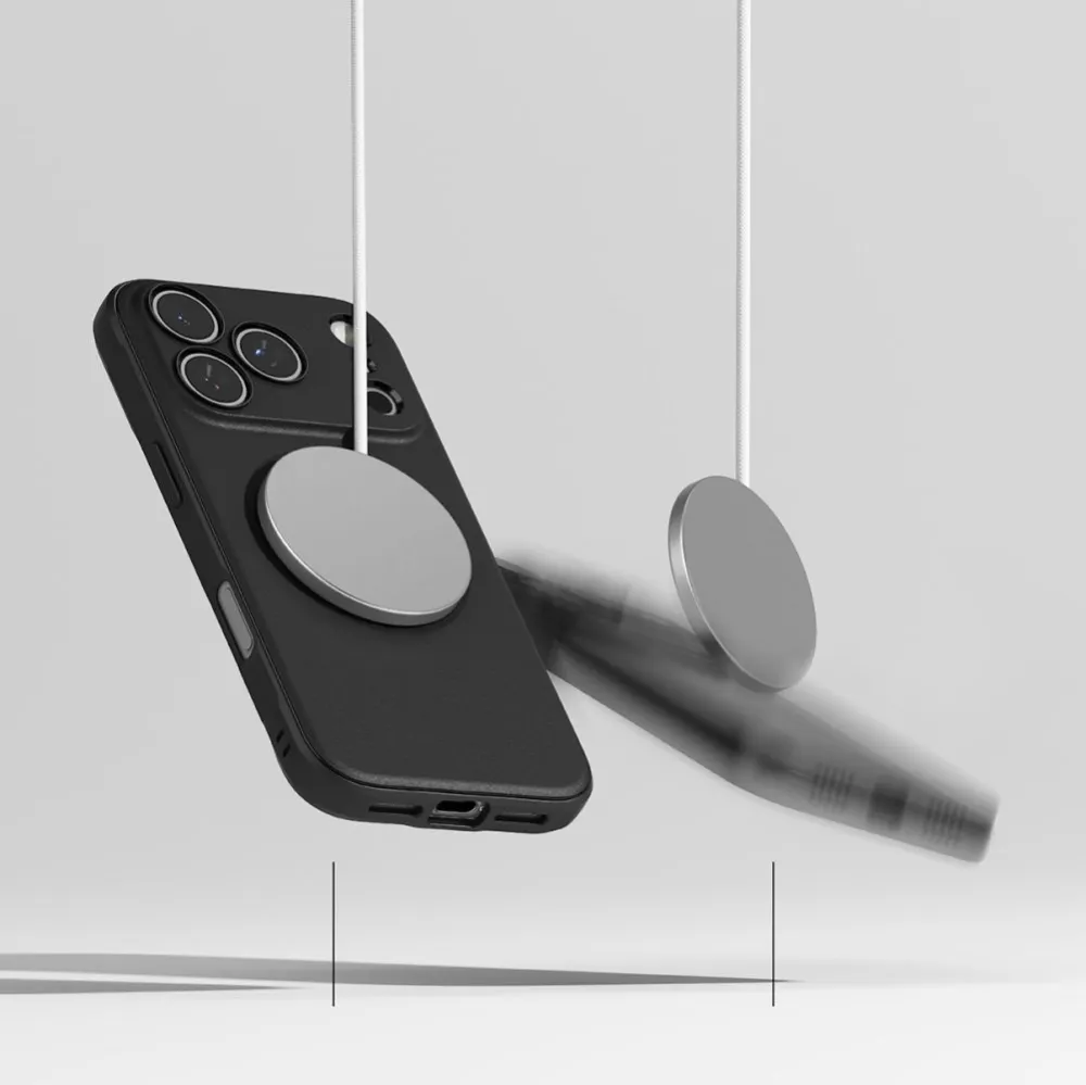 Apple iPhone 17 Pro skal svart RINGKE ONYX MAGNETIC MAGSAFE