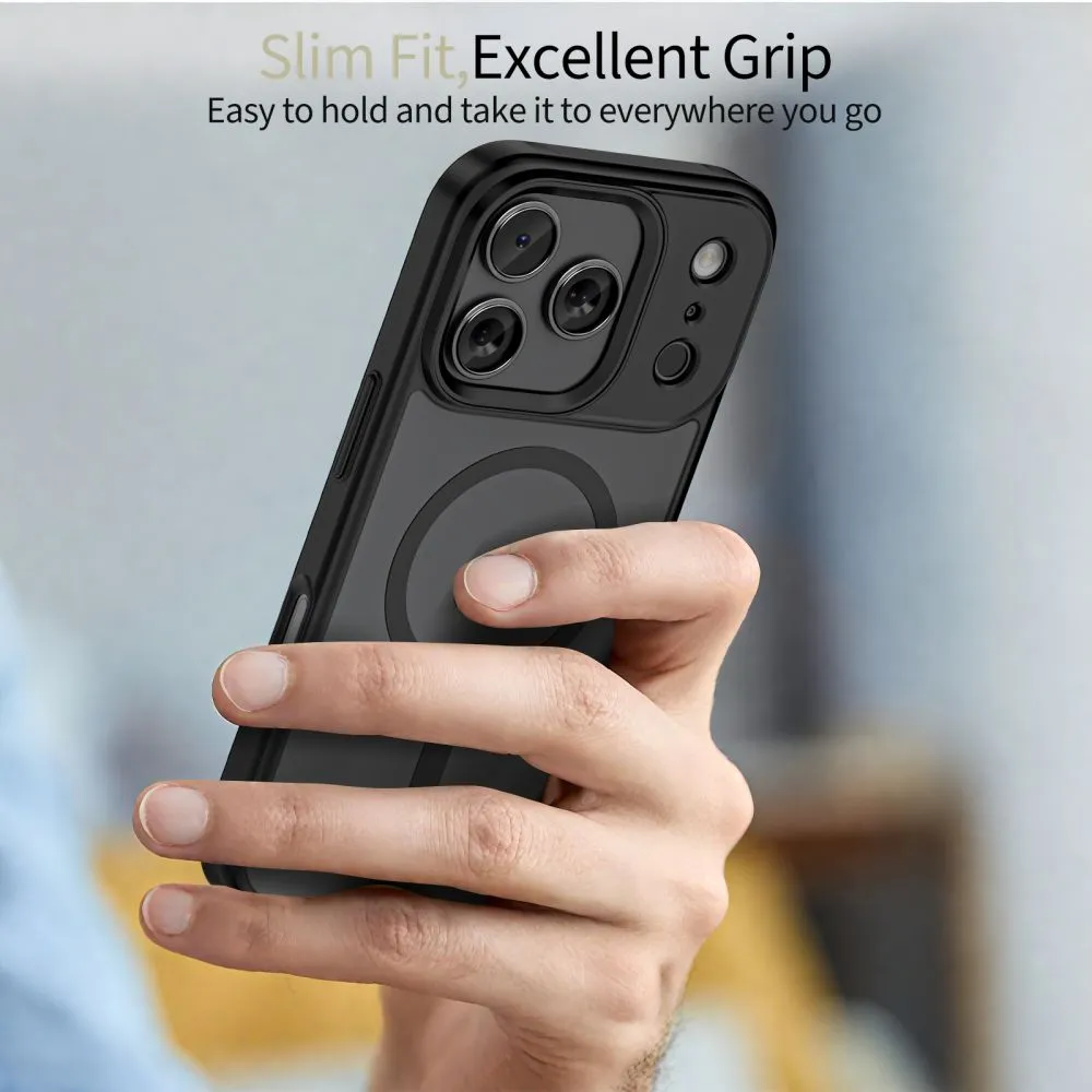 Apple iPhone 17 Pro ümbris must TECH-PROTECT MAGMAT XT 4-SET MAGSAFE