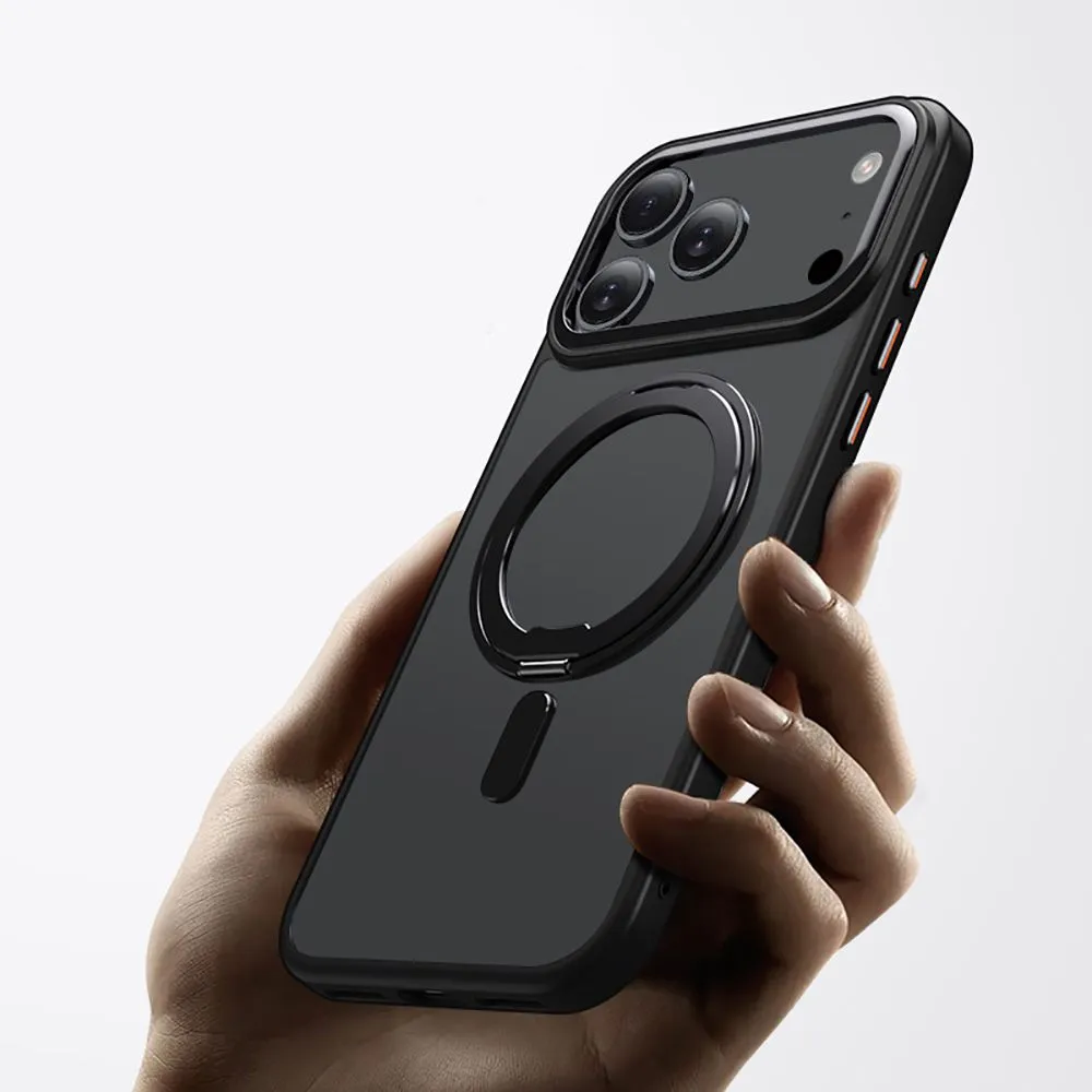 Apple iPhone 17 Pro vāciņš melns TECH-PROTECT MAGRING MAGSAFE