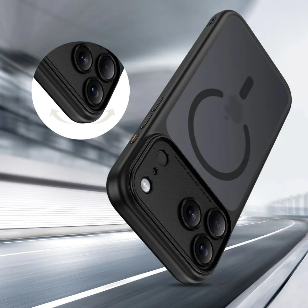Apple iPhone 17 Pro ümbris must TECH-PROTECT MAGPEAK MAGSAFE CC