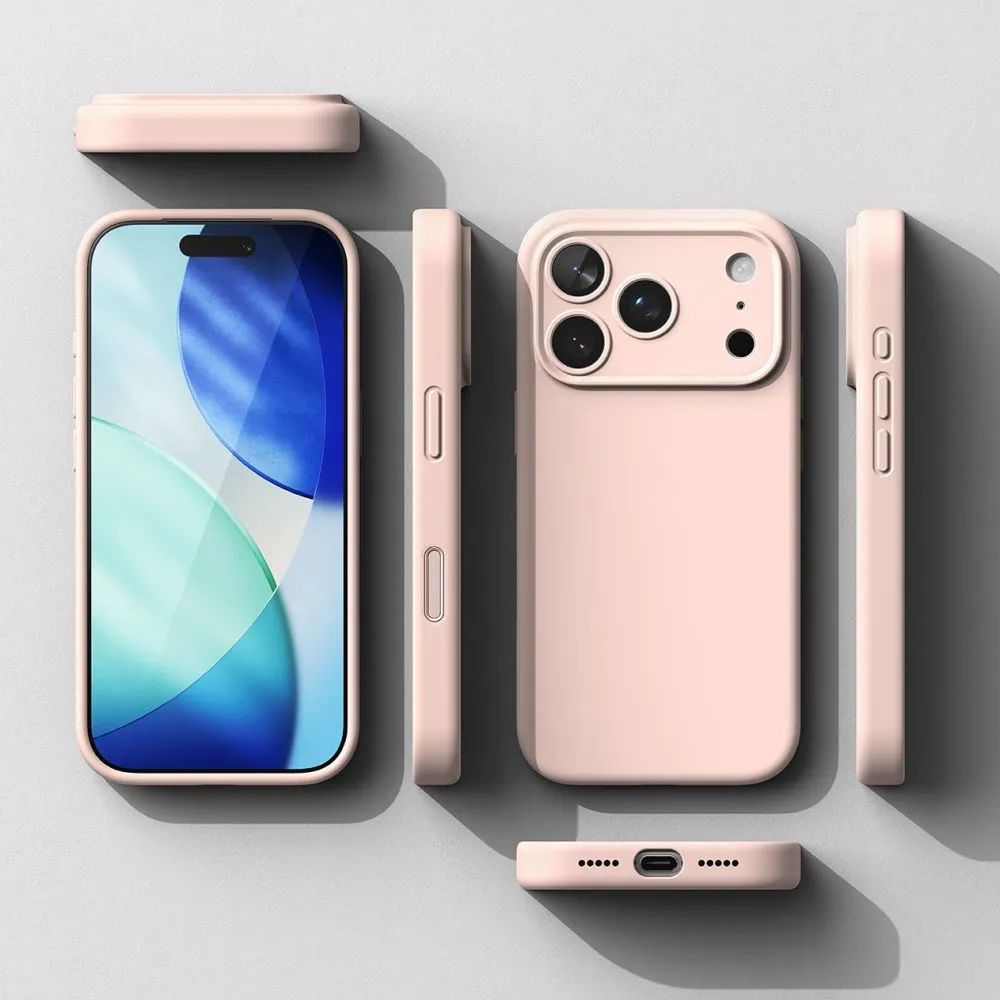 Apple iPhone 17 Pro skal rosa RINGKE SILICONE MAGNETIC MAGSAFE