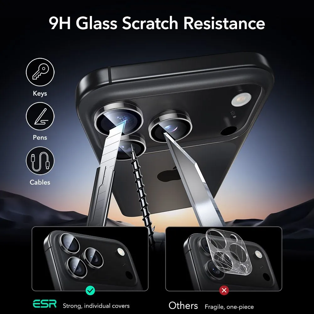 Apple iPhone 17 Pro Tempered glass  ESR ARMORITE CAMERA PROTECTOR