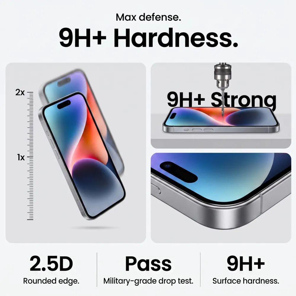 Apple iPhone 17 Pro Screen Protector  TECH-PROTECT QUICK SET+ 2-PACK