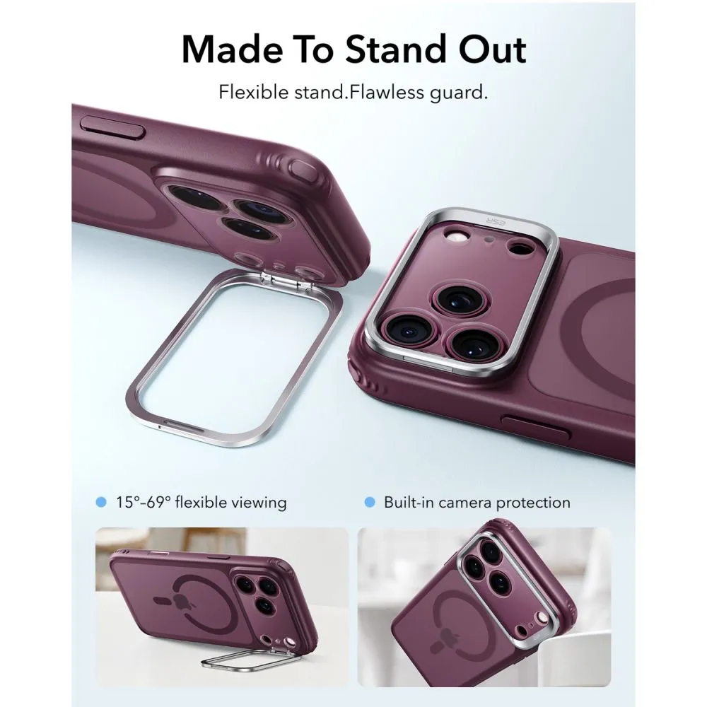 Apple iPhone 17 Pro Phone Cover ESR CLASSIC HYBRID KICKSTAND MAGSAFE