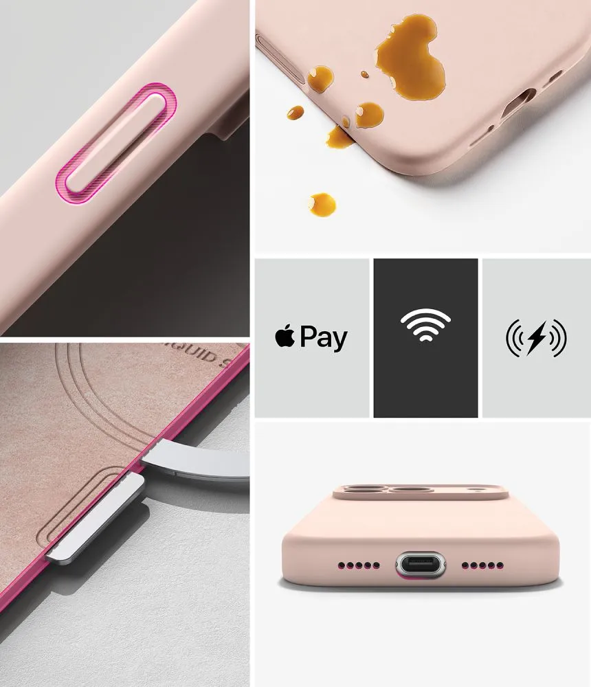 Apple iPhone 17 Pro Telefono dangteliai RINGKE SILICONE MAGNETIC MAGSAFE