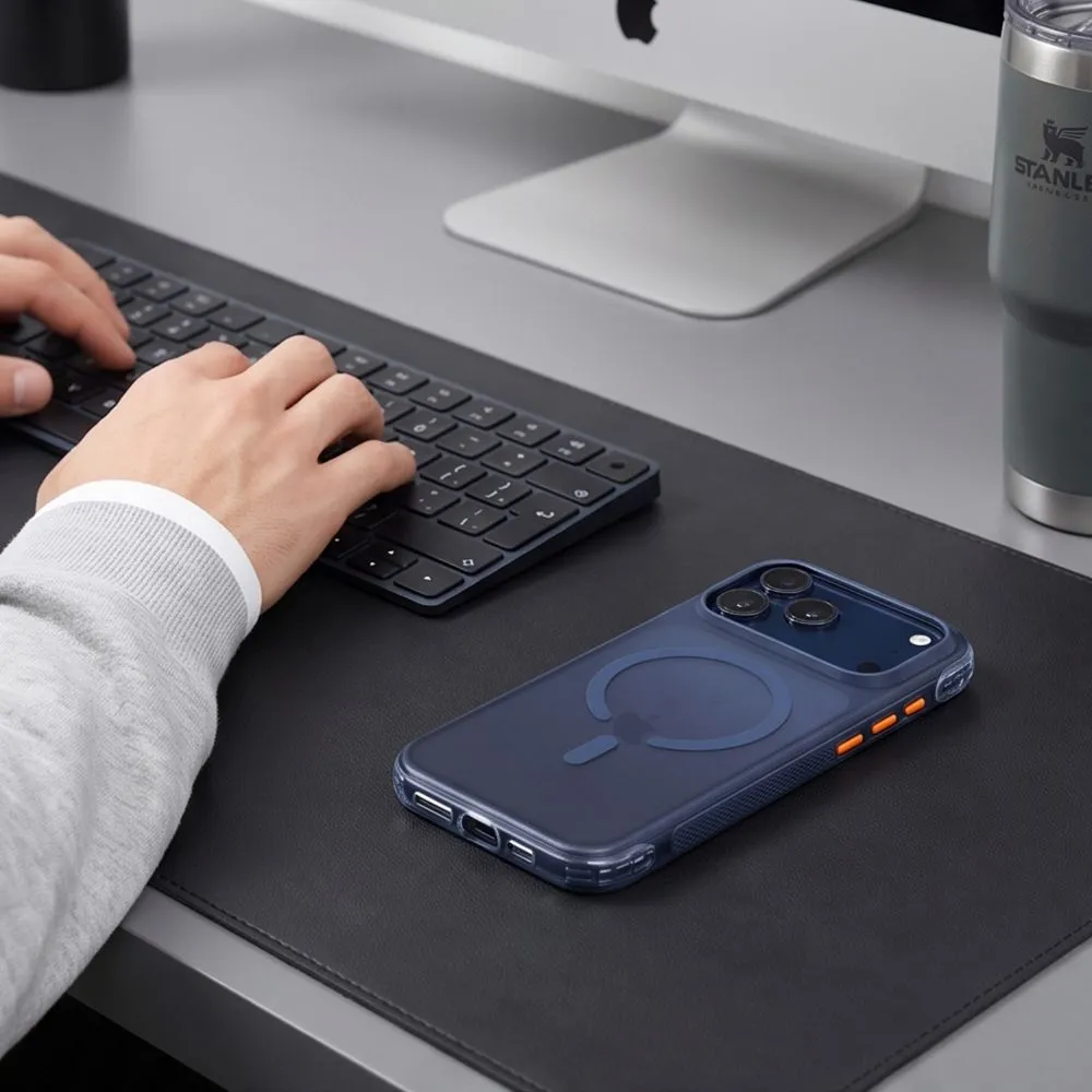 Apple iPhone 17 Pro suojakuori sininen TECH-PROTECT MAGAIR MAGSAFE CC