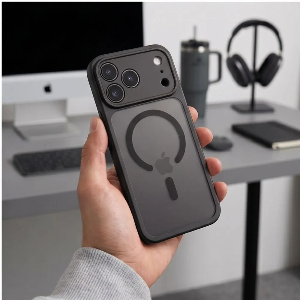 Apple iPhone 17 Pro Phone Cover black TECH-PROTECT BASICMAG MAGSAFE