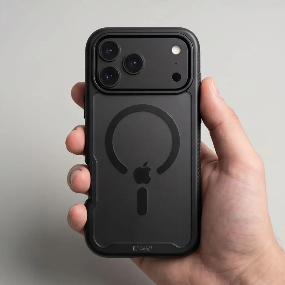 Apple iPhone 17 Pro Telefoni kaaned must TECH-PROTECT DEFENSE MAGSAFE