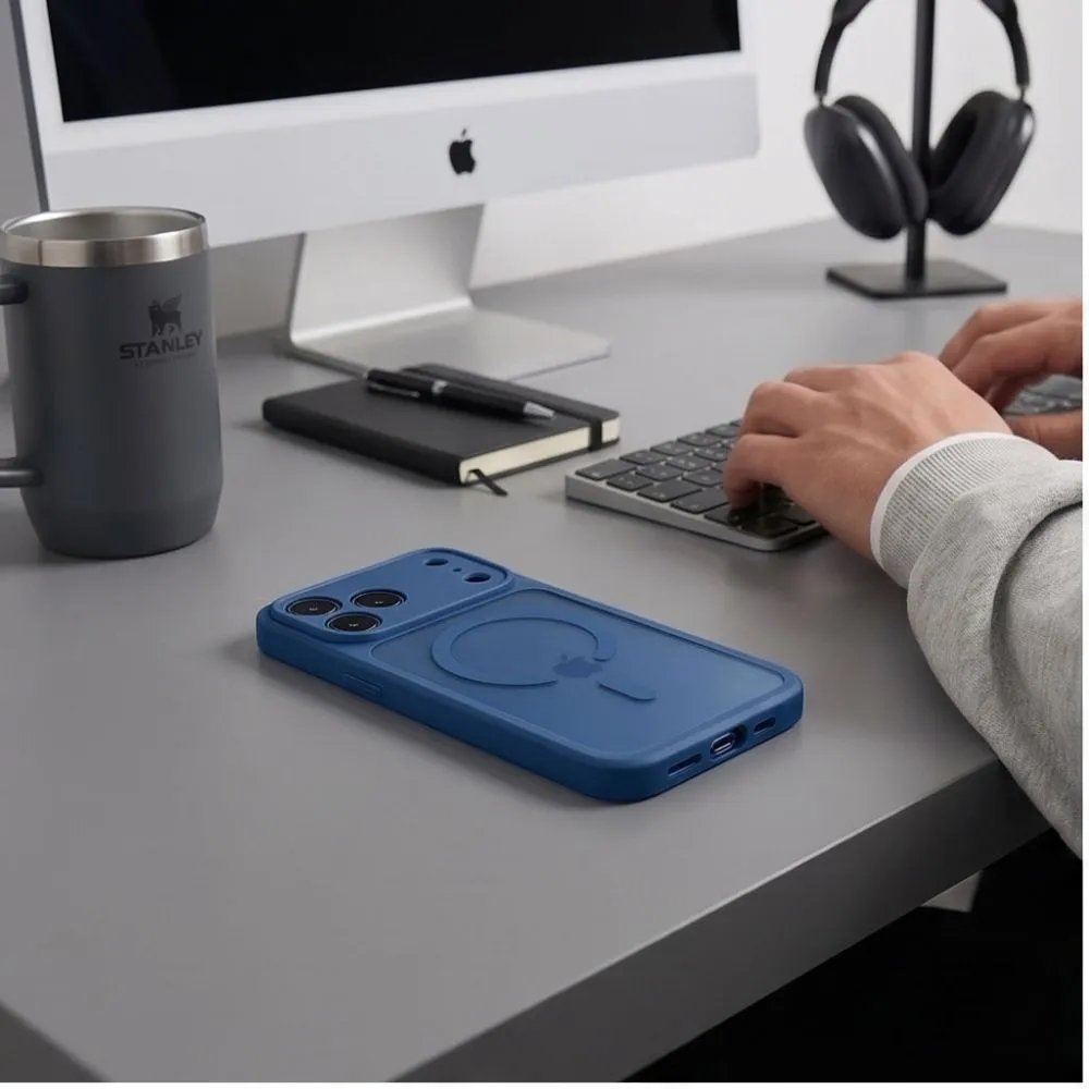 Apple iPhone 17 Pro Telefoni kaaned sinine TECH-PROTECT BASICMAG MAGSAFE