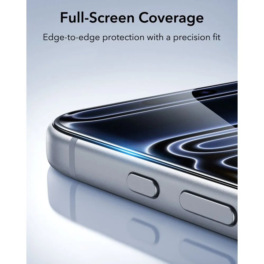 Apple iPhone 17 Pro Screen Protector ESR ULTRAFIT CLASSIC TEMPERED GLASS 2-PACK