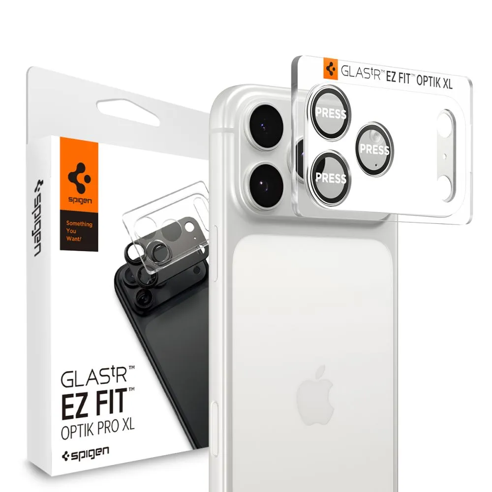 Apple iPhone 17 Pro защитное стекло SPIGEN OPTIK PRO XL GLAS.TR ”EZ FIT” CAMERA PROTECTOR