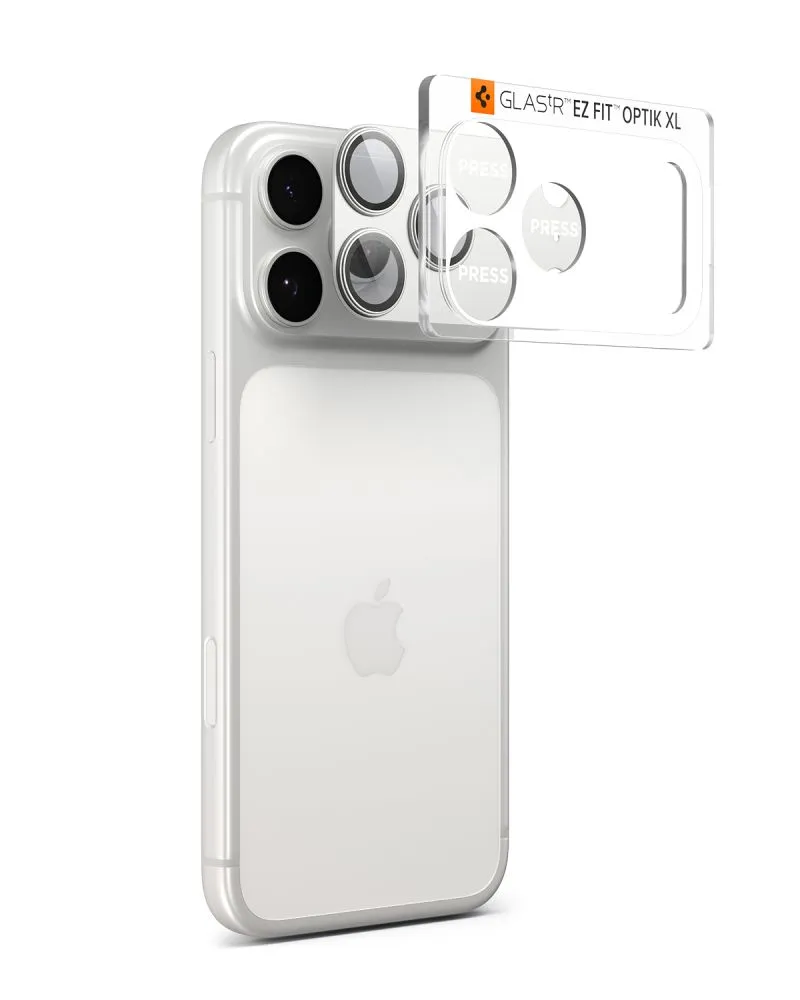 Apple iPhone 17 Pro защитное стекло SPIGEN OPTIK PRO XL GLAS.TR ”EZ FIT” CAMERA PROTECTOR