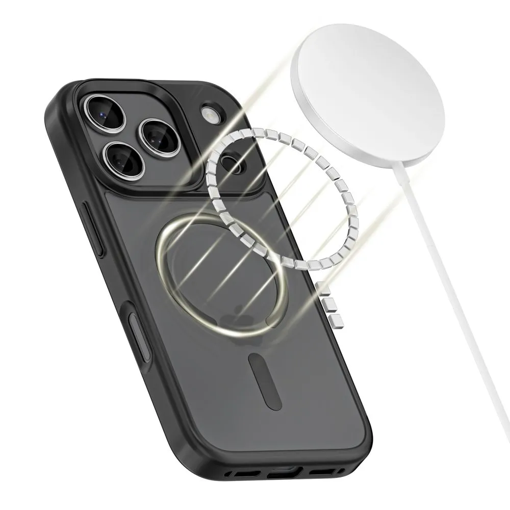 Apple iPhone 17 Pro ümbris must TECH-PROTECT MAGMAT XT 4-SET MAGSAFE