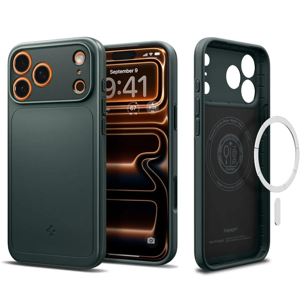 Apple iPhone 17 Pro ümbris roheline SPIGEN THIN FIT MAG MAGSAFE