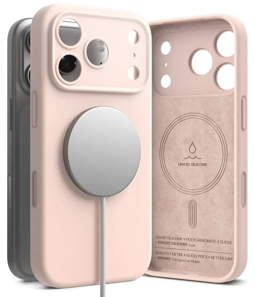 Apple iPhone 17 Pro Telefono dangteliai RINGKE SILICONE MAGNETIC MAGSAFE