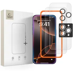 Apple iPhone 17 Pro panssarilasi  TECH-PROTECT EASY SET+ 3-PACK