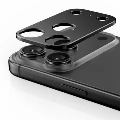 Apple iPhone 17 Pro kaitseklaas must TECH-PROTECT CAMALLOY FIT+