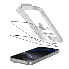 Apple iPhone 17 Pro Tempered glass black TECH-PROTECT QUICK SET+ 2-PACK