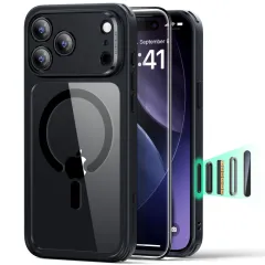 Apple iPhone 17 Pro dėklas  ESR CLASSIC HYBRID MAGSAFE & TEMPERED GLASS