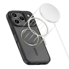 Apple iPhone 17 Pro ümbris must TECH-PROTECT MAGMAT XT 4-SET MAGSAFE